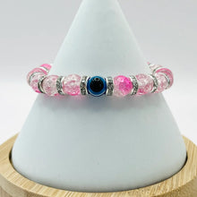 Load image into Gallery viewer, Stretchy Evil Eye Beaded Bracelet: Timeless Protection
