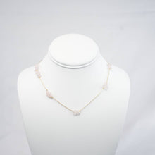 Load image into Gallery viewer, Handmade Necklace with Pink Natural Beads
