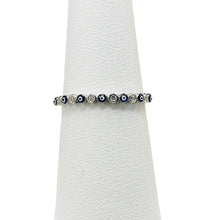 Load image into Gallery viewer, 925 Sterling Silver Evil Eye Ring: Elegant Protection
