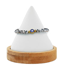 Load image into Gallery viewer, Stretchy Evil Eye Beaded Bracelet: Timeless Protection
