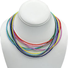 Load image into Gallery viewer, Multicolor Beaded Necklace: Artisan Craftsmanship, Vibrant
