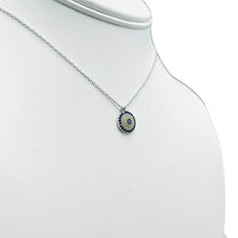 Load image into Gallery viewer, 925 Sterling Silver -  Evil Eye Round Necklace
