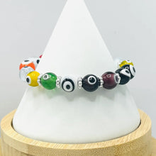 Load image into Gallery viewer, Round Evileye Bracelet: 4 Colors, Handmade in Turkey
