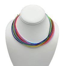 Load image into Gallery viewer, Multicolor Beaded Necklace: Artisan Craftsmanship, Vibrant
