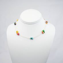 Load image into Gallery viewer, Handmade Necklace with Colorful Natural Beads
