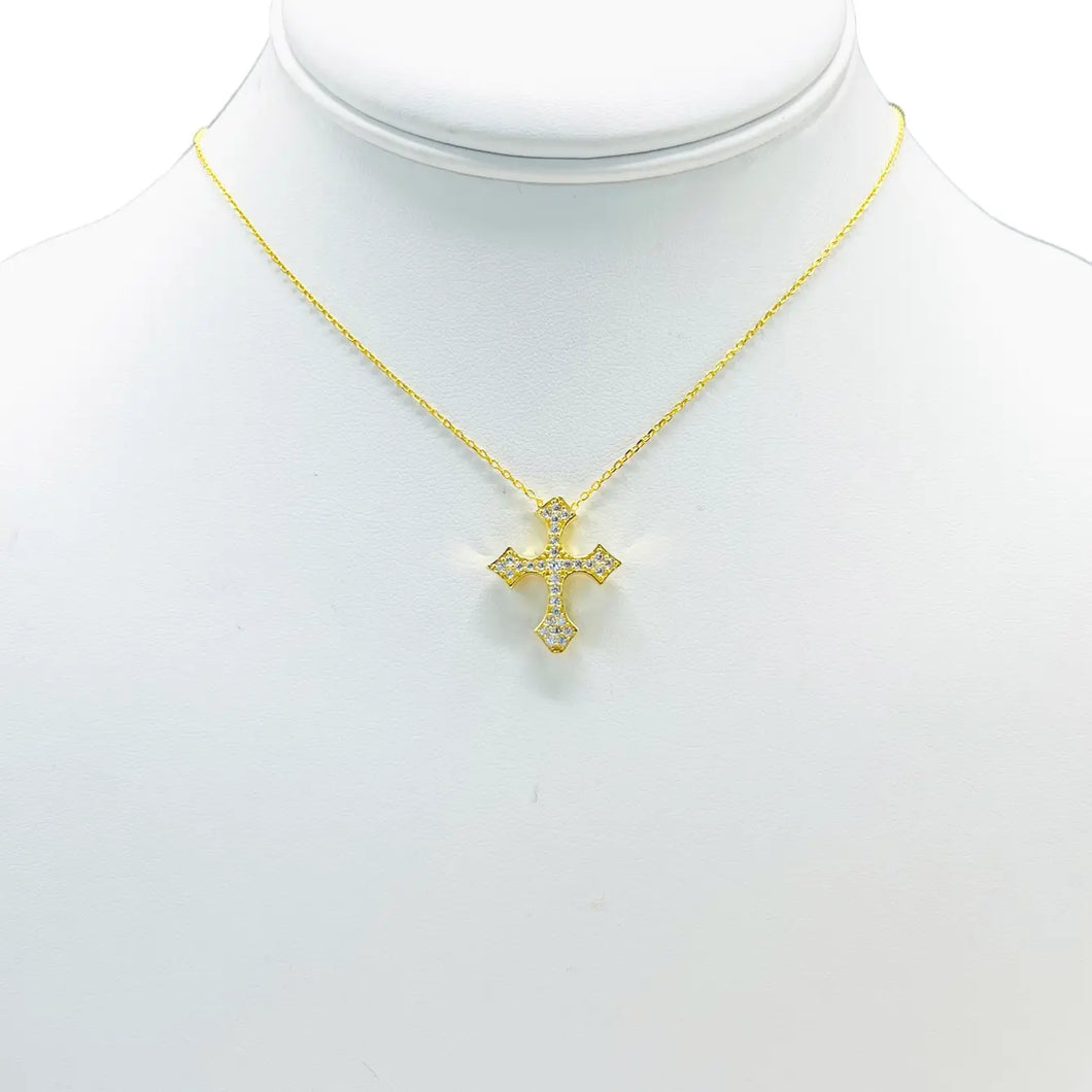 925 Sterling Silver Cross Necklace