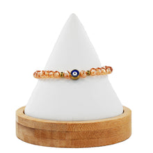 Load image into Gallery viewer, Stretchy Evil Eye Beaded Bracelet: Timeless Protection
