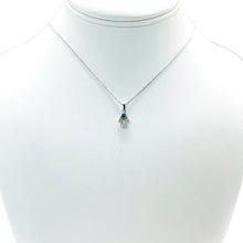 Load image into Gallery viewer, 925 Sterling Silver -  Evil Eye Mini Hamsa Necklace
