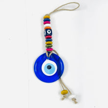 Load image into Gallery viewer, Evil Eye Colorful Multi Bead Wall Decor: Protection
