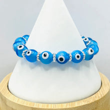 Load image into Gallery viewer, Round Evileye Bracelet: 4 Colors, Handmade in Turkey
