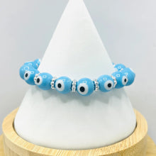 Load image into Gallery viewer, Round Evileye Bracelet: 4 Colors, Handmade in Turkey
