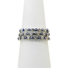 Load image into Gallery viewer, 925 Sterling Silver Evil Eye Ring: Elegant Protection
