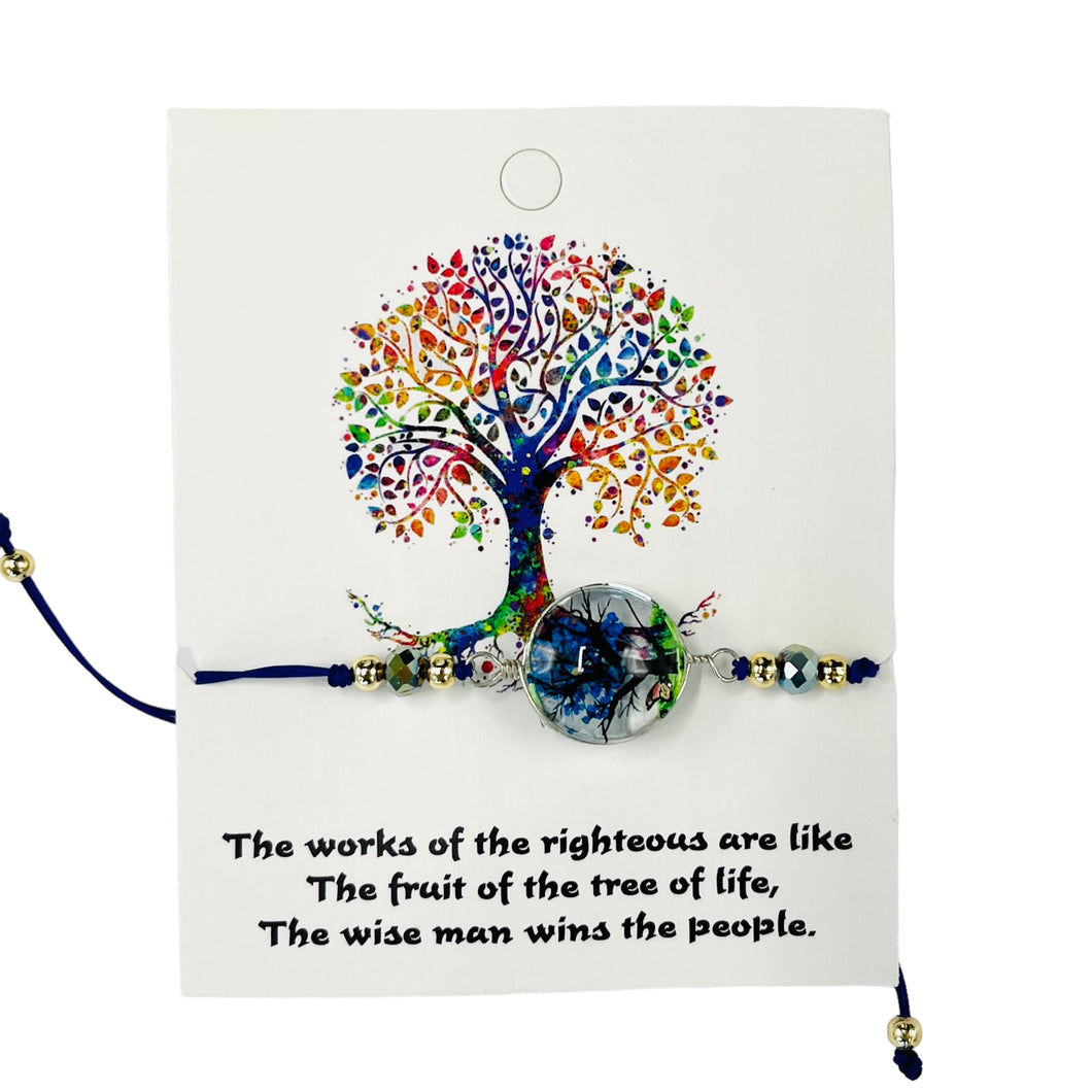 Tree Colorful Bracelet: Unique Designs, Handmade Wishes