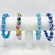 Load image into Gallery viewer, Round Evileye Bracelet: 4 Colors, Handmade in Turkey
