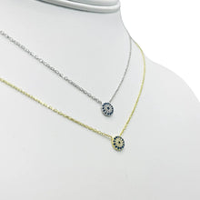 Load image into Gallery viewer, 925 Sterling Silver - Classic Minimal Evileye Necklace
