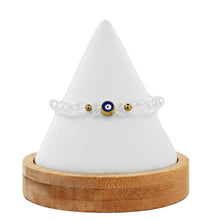 Load image into Gallery viewer, Stretchy Evil Eye Beaded Bracelet: Timeless Protection
