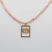 Load image into Gallery viewer, Elegant Shaped Evil Eye Pendant Necklaces: Embrace Style 
