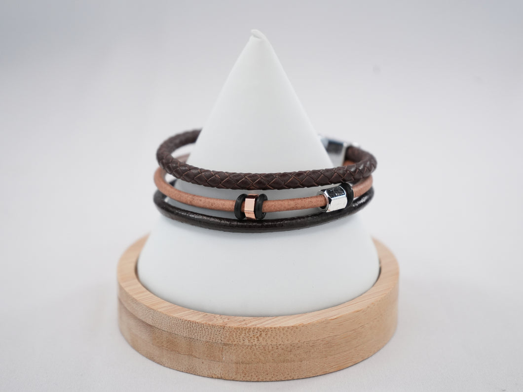 Handcrafted Braided Leather Men’s Bracelet: Best Gift Choice