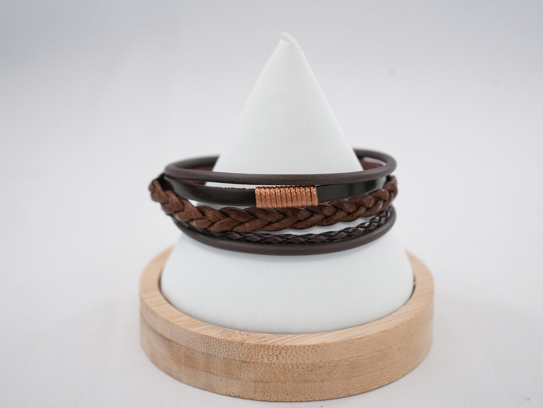 Elegant Leather Wristbands: Unique Style for Men, for Him