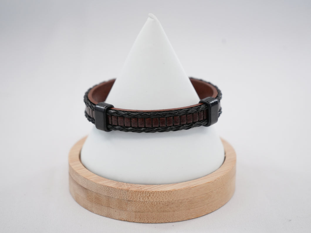 Artisan Leather Wristbands: Modern Elegance, Gift for Him