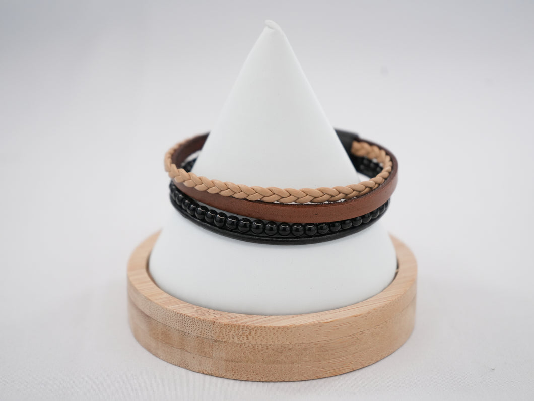 Minimalist Leather Bangles: Effortless Chic, for Gift