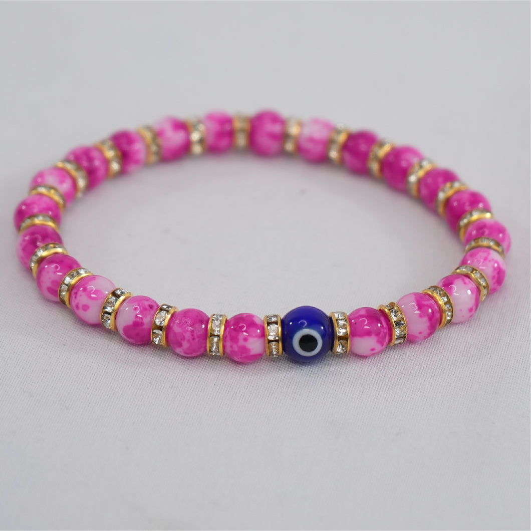 Coastal Charm Evil Eye Bracelet: Stylish Protection