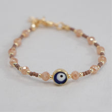 Load image into Gallery viewer, Lux Crystal Evil Eye Bracelet: Four Elegant Colors
