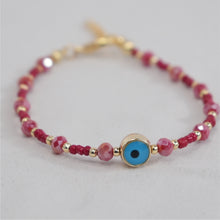 Load image into Gallery viewer, Lux Crystal Evil Eye Bracelet: Four Elegant Colors
