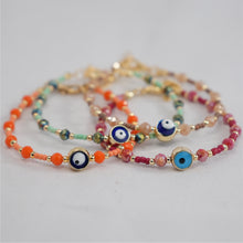 Load image into Gallery viewer, Lux Crystal Evil Eye Bracelet: Four Elegant Colors
