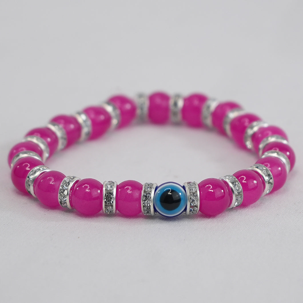 Elegant Evil Eye Beaded Bracelet – Protective and Stylish 