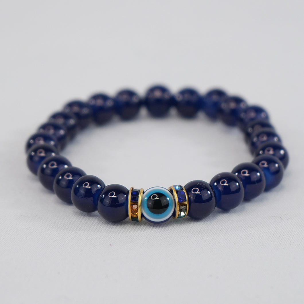 Trendy Evil Eye Beaded Bracelet – Stylish Protection 