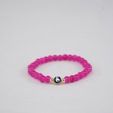 Load image into Gallery viewer, Stretchy Evil EyeBeaded Bracelets – 2 Color Options   
