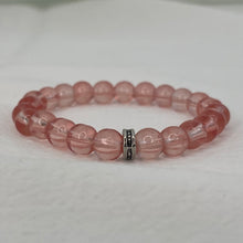 Load image into Gallery viewer, Clear Pink Beaded Stylish Stretchy Bracelet - Elegant
