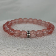 Load image into Gallery viewer, Clear Pink Beaded Stylish Stretchy Bracelet - Elegant
