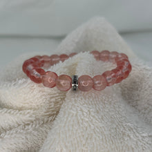 Load image into Gallery viewer, Clear Pink Beaded Stylish Stretchy Bracelet - Elegant
