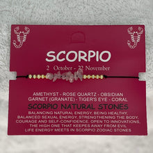 Load image into Gallery viewer, Zodiac Sign Natural Stone Bracelet Set – Radiant Elegance
