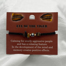 Load image into Gallery viewer, Zodiac Sign Natural Stone &amp; Evil Eye Bracelet Set of 12
