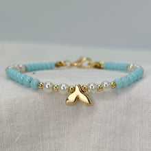 Load image into Gallery viewer, Lux Crystal Blue Beaded Bracelet – Timeless and Chic, Charm
