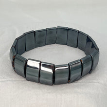 Load image into Gallery viewer, Heavy Hematite Beaded Stretch Bracelet – Sophisticated
