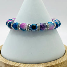 Load image into Gallery viewer, Stretchy Evil Eye Beaded Bracelet: Timeless Protection
