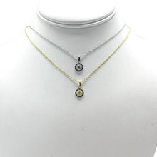 Load image into Gallery viewer, 925 Sterling Silver - Classic Small Round Evileye Necklace
