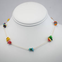 Load image into Gallery viewer, Handmade Necklace with Colorful Natural Beads
