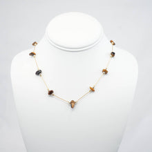 Load image into Gallery viewer, Handmade Necklace with Brown Natural Beads - 6 mm
