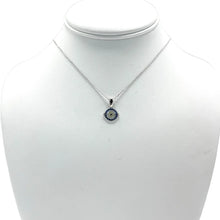 Load image into Gallery viewer, 925 Sterling Silver - Classic Silver Evileye Necklace
