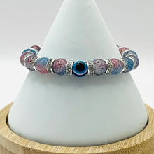 Load image into Gallery viewer, Stretchy Evil Eye Beaded Bracelet: Timeless Protection
