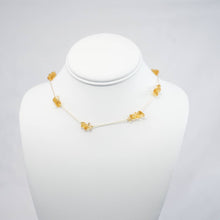 Load image into Gallery viewer, Handmade Necklace with Yellow Natural Beads
