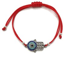 HAND WITH EVIL EYE STRING BRACELET