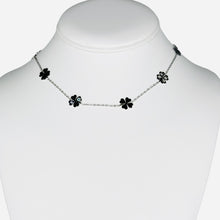 Load image into Gallery viewer, Stainless Steel Evileye Multi Clover Necklace
