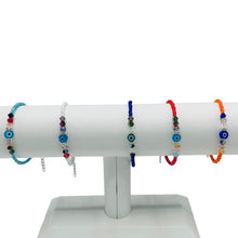 Load image into Gallery viewer, Crystal Chain Evil Eye Beaded Bracelet
