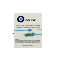 Load image into Gallery viewer, Colorful Evileye and Stone Bracelet
